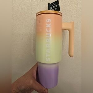 NWT Starbucks 2026 Pastel Gradient Stainless Steel Twist To Seal Tumbler, 30 Oz